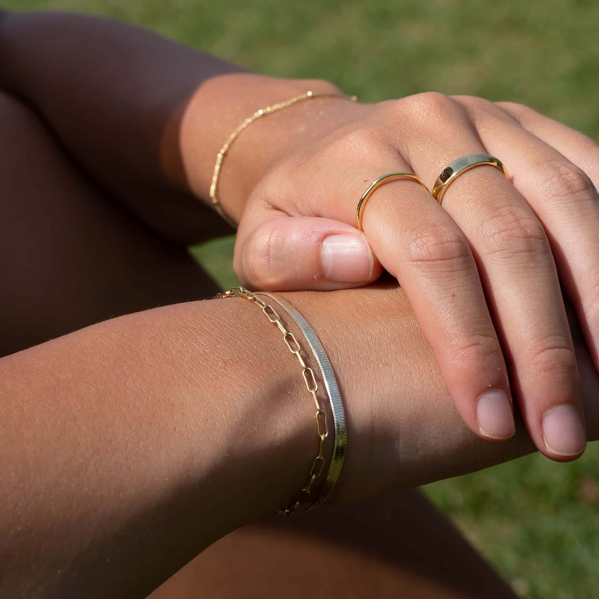 THE HERRINGBONE BRACELET